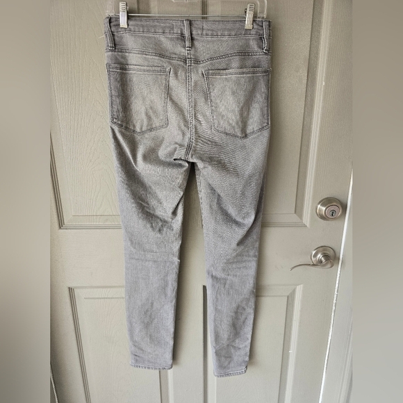 Athleta Sculptek Jeans Sz 4 Women Gray Light Wash  Denim Stretch 30x28 - Picture 9 of 12